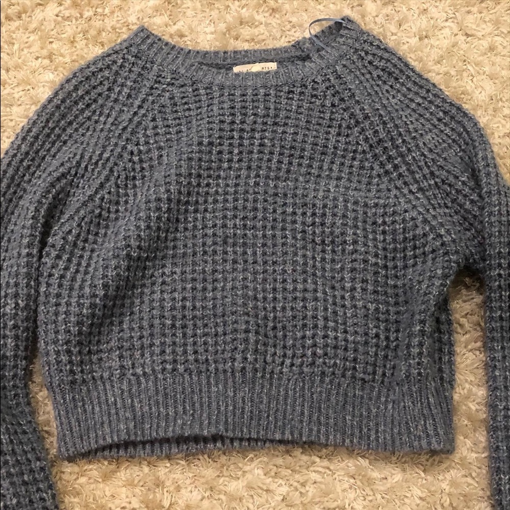 Baby Blue cropped sweater